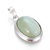 Natural Agate Pendants G-L512-D28-2