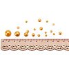 1Box ABS Plastic Imitation Pearl Dome Cabochons SACR-PH0001-32-5