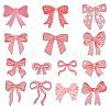 14Pcs 14 Styles Computerized Embroidery Cloth Iron on/Sew on Patches PATC-BC0001-18-1