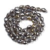 Transparent Electroplate Glass Beads Strands LS-EGLA-N013-T4mm-B27-2