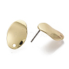 Smooth Surface Iron Stud Earring Findings IFIN-N005-15-3