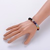 Stretch Buddhist Jewelry Multi-Color Gemstone Chakra Bracelets BJEW-JB01687-06-3