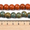 Handmade Fancy Antique Glazed Porcelain Ceramic Round Beads Strands PORC-L019-10mm-M-3