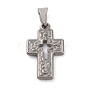 304 Stainless Steel Pendants X-STAS-P241-10P-1