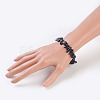 Natural Indian Agate Stretch Bracelets BJEW-JB03681-04-3
