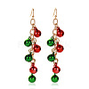 Alloy Enamel Dangle Earrings FS-WG66691-05-1