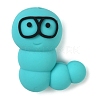 Caterpillar Food Grade Silicone Focal Beads SIL-Q030-03A-1