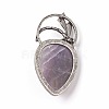 Natural Amethyst Pendants G-I220-G06-3