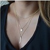 Alloy Pendant Layered Chain Necklaces for Women WGC39CD-25-1