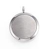 316 Surgical Stainless Steel Diffuser Locket Pendants STAS-P102-065-4