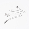 304 Stainless Steel Jewelry Sets SJEW-D094-36P-2