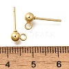 201 Stainless Steel Stud Earring Findings STAS-T031-15G-2