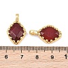 Natural Carnelian(Dyed & Heated) Faceted Pendants GG-CBA110A-04G-3