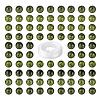 100Pcs 8mm Natural Serpentine/Green Lace Stone Round Beads DIY-LS0002-45-2