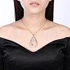 Fashion Brass Pendant Necklaces NJEW-BB23101-2
