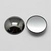 Non-magnetic Synthetic Hematite Cabochons G-P162-05-20mm-2