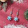 Glass Seed Beads Dnagle Earrings EJEW-MZ00501-03-1
