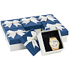 Paper with Polyester Bowknot Gift Boxes CON-WH0095-224A-1