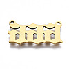 201 Stainless Steel Pendant Links STAS-S110-115G-06-3