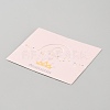 100Pcs Cardboard Paper Folding Printed Paper Card Header DIY-WH20002-203A-2