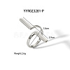 Exaggerated Personality 304 Stainless Steel Cuff Ring for Women LS-AA3859-2-1