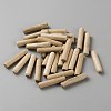 Wood Grooved Dowel Pins AJEW-WH0472-06F-1