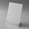 Rectangle Transparent Acrylic Nail Art Display Board ODIS-WH0017-076B-1