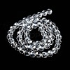 Electroplate Transparent Glass Beads Strands EGLA-A035-T8mm-A19-2