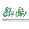 Chinese Style Alloy Enamel Chandelier Components Links X-ENAM-E329-64A-G-2