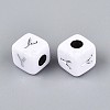 Opaque Acrylic Beads SACR-T035-03Y-3