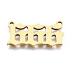 201 Stainless Steel Pendant Links STAS-S110-115G-06-2