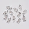 Brass Micro Pave Cubic Zirconia Charms KK-A144-059P-1