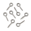 Tarnish Resistant 304 Stainless Steel Screw Eye Pin Peg Bails STAS-L234-165C-P-5