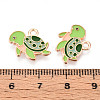 Marine Animals Alloy Enamel Pendants X-ENAM-T022-34E-3