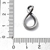 925 Sterling Silver Infinity Linking Rings STER-R001-05S-3