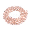 Transparent Electroplate Glass Beads Strands EGLA-N013-T4mm-B29-2