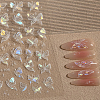 3Pcs 3 Colors Butterfly Nail Art Stickers MRMJ-LP0002-90-3