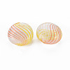 Transparent Handmade Blown Glass Globe Beads GLAA-T012-24-2
