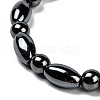 Fashion Non-Magnetic Synthetic Hematite Stretch Bracelets BJEW-D278-01-3