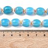 Handmade Millefiori Glass Oval Bead Strands LK-Z001-01A-03-2