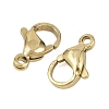 304 Stainless Steel Lobster Claw Clasps STAS-D218-01G-05-2