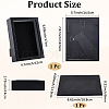 Rectangle Artificial Board Badge Display Frame Stands DIY-WH20007-750B-2