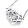 304 Stainless Steel Pendant Necklaces NJEW-N0071-12-3