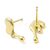 Rack Plating Brass Melting Twist Asymmetrical Earrings EJEW-D059-18G-2