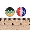 4-Hole Glass Buttons PORC-R010-01B-3