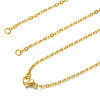 304 Stainless Steel Cable Chain Necklace Making LS-STAS-T040-PJ208-2-40-1