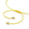 Glass Seed Link Bracelet BJEW-JB08894-01-6