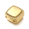 Brass Micro Pave Clear Cubic Zirconia Multi-Strand Links KK-B136-14G-2
