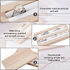 2-Slot Wooden Ring Display Stands ODIS-WH0025-88-5