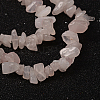 Natural Rose Quartz Beads Strands X-F007-1